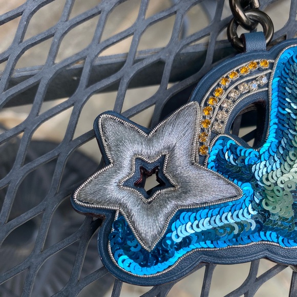 EUC Coach Shooting Star/Lightning Cloud Keychain - Picture 3 of 6